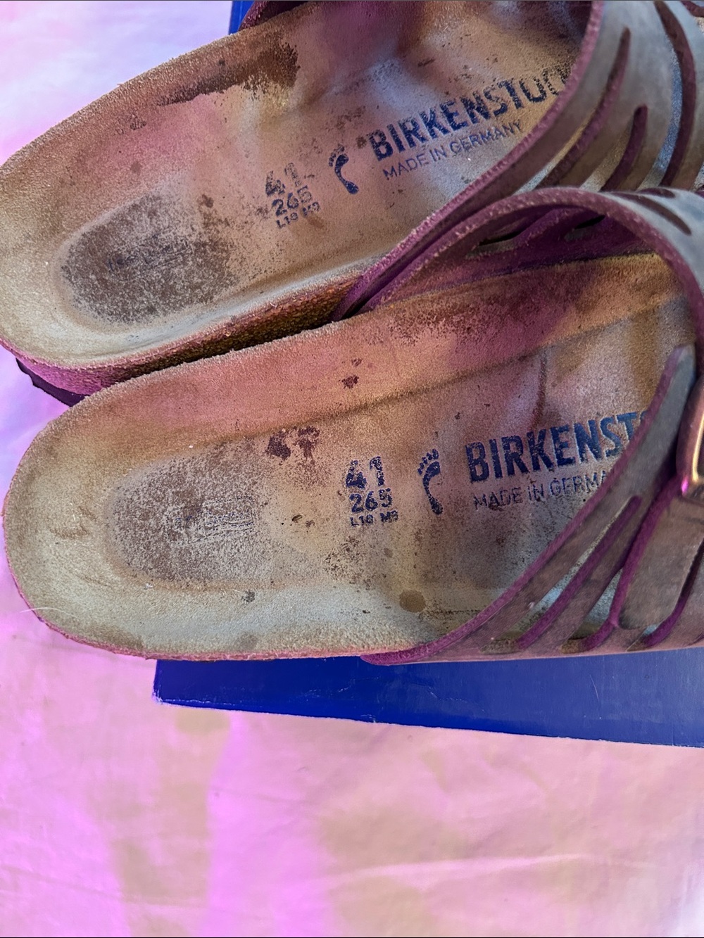 Birkenstock Women’s Multi-Strap Sandal 41 narrow soft footbed. - Picture 2 of 3
